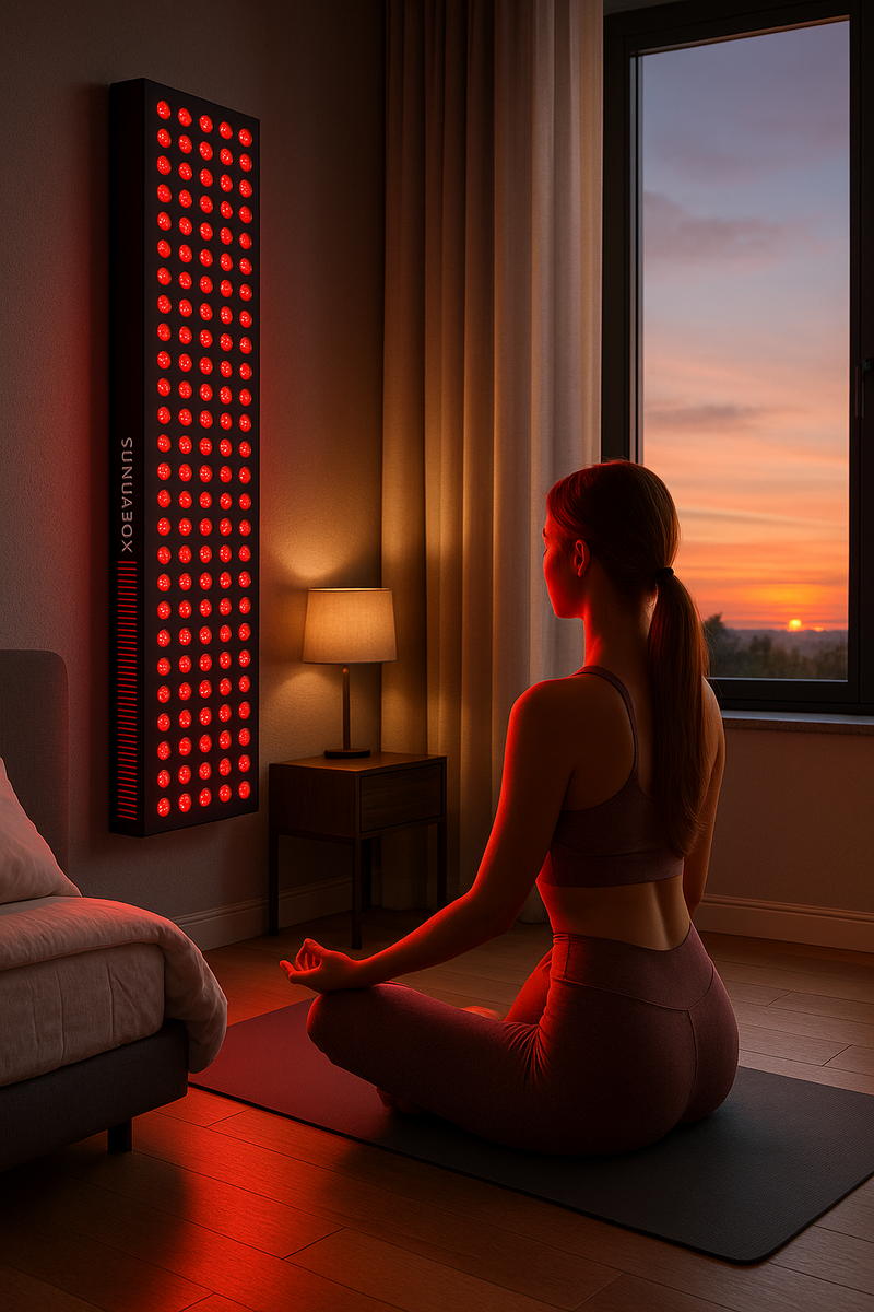 SaunaBox Nova XL: Full Body Red Light Panel with Near Infrared