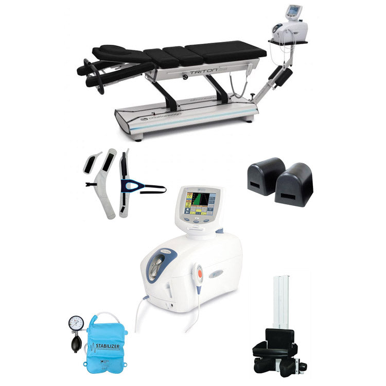 Chattanooga Triton 6E Traction Table with Advanced Accessory Package
