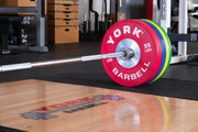 York Competition Bumper Plate detail
