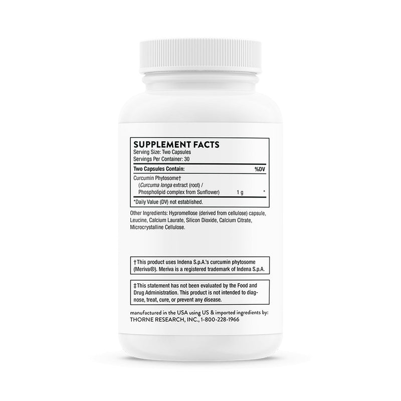 Thorne Curcumin Phytosome 1000 mg