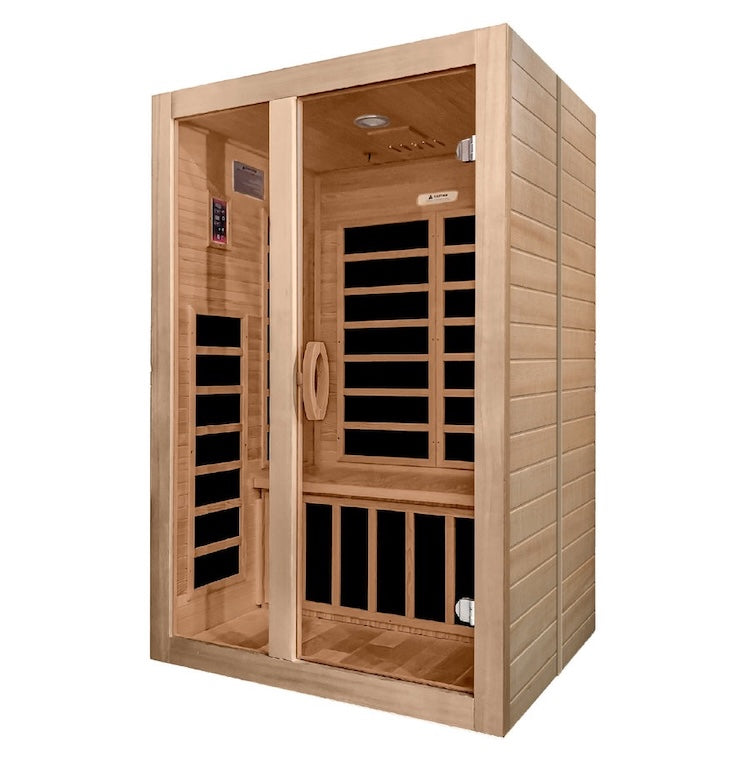 Dynamic Santiago 2-Person Low EMF FAR Infrared Sauna (Canadian Hemlock)