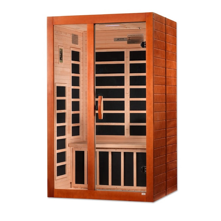 Dynamic Santiago Elite 2-Person Ultra Low EMF FAR Infrared Sauna (Canadian Hemlock)