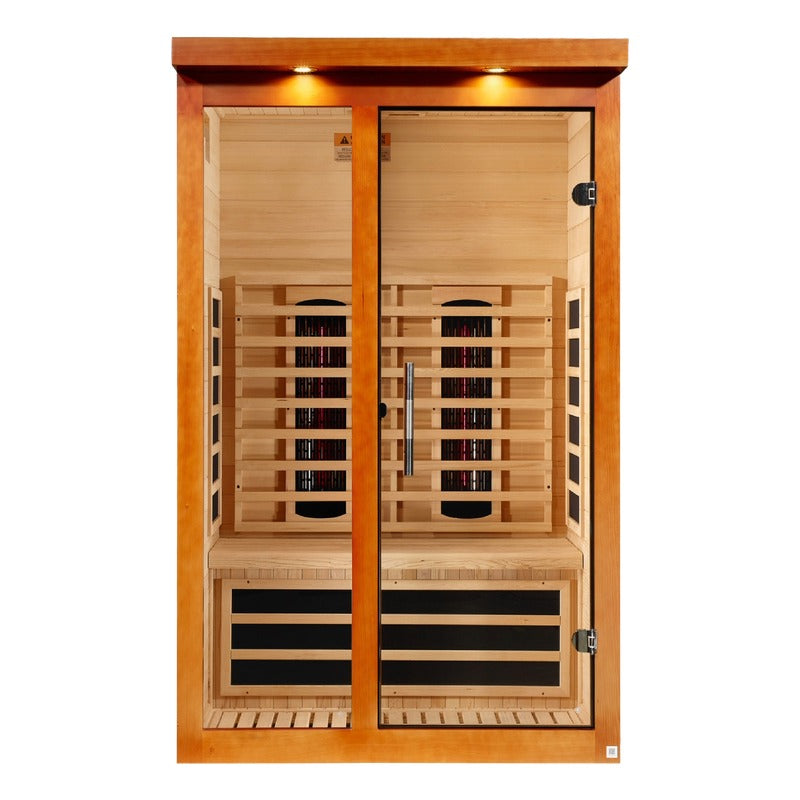 Dynamic Llumeneres 2 Person Full Spectrum Near Zero EMF FAR Infrared Sauna