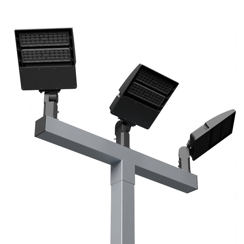 Dominator Basketball 16ft Court Lights – Full Assembly