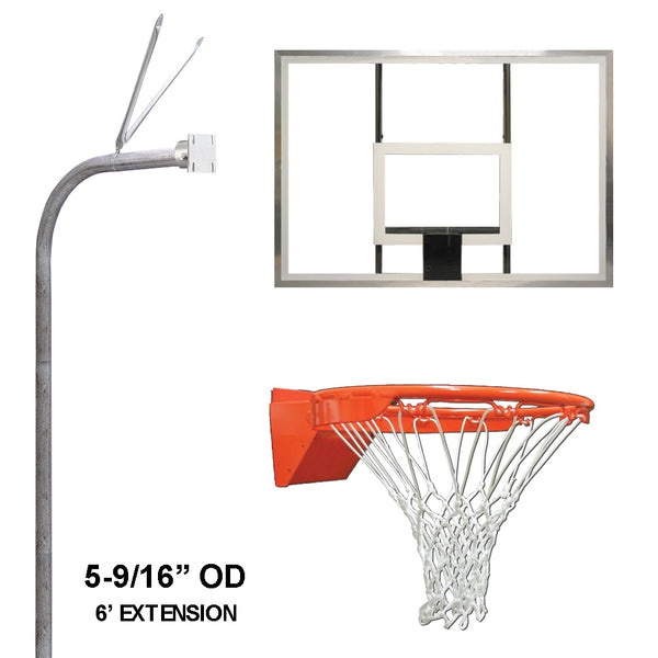 Douglas Fixed System Gooseneck 5-9/16 RPGR Basketball System