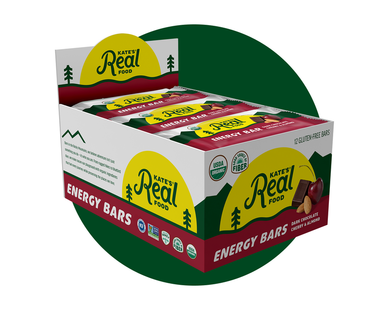 Kate's Real Food Dark Chocolate Cherry & Almond Energy Bar