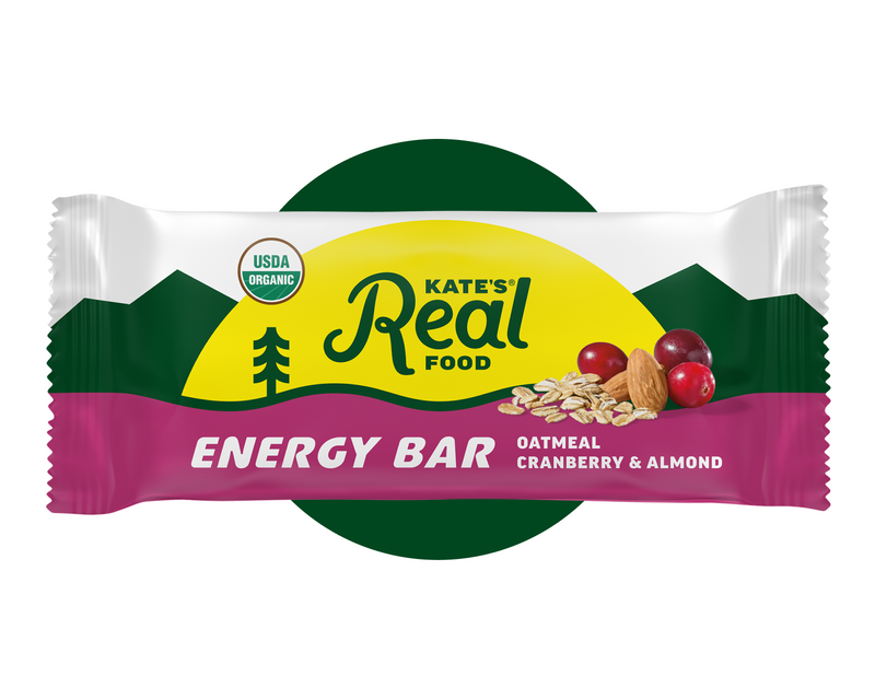 Kate's Real Food Oatmeal Cranberry & Almond Energy Bar