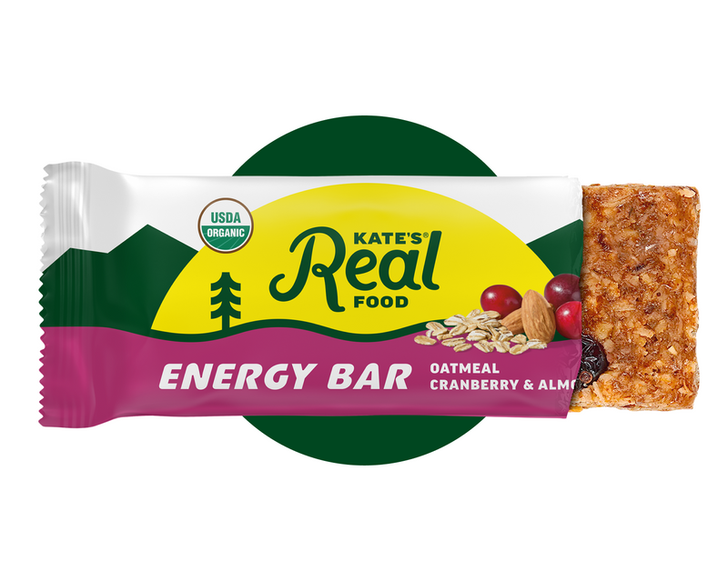 Kate's Real Food Oatmeal Cranberry & Almond Energy Bar