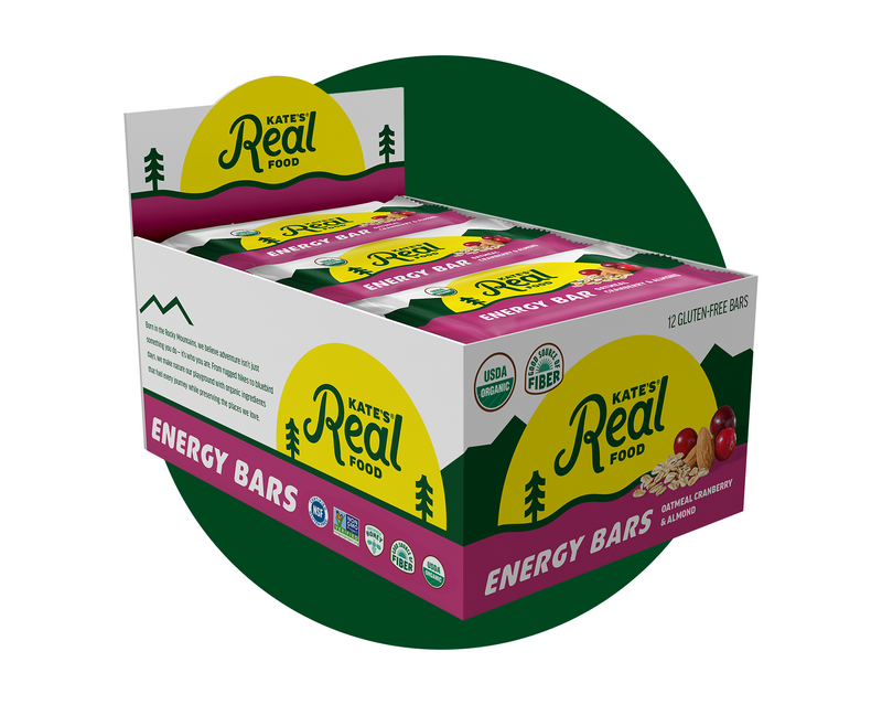 Kate's Real Food Oatmeal Cranberry & Almond Energy Bar