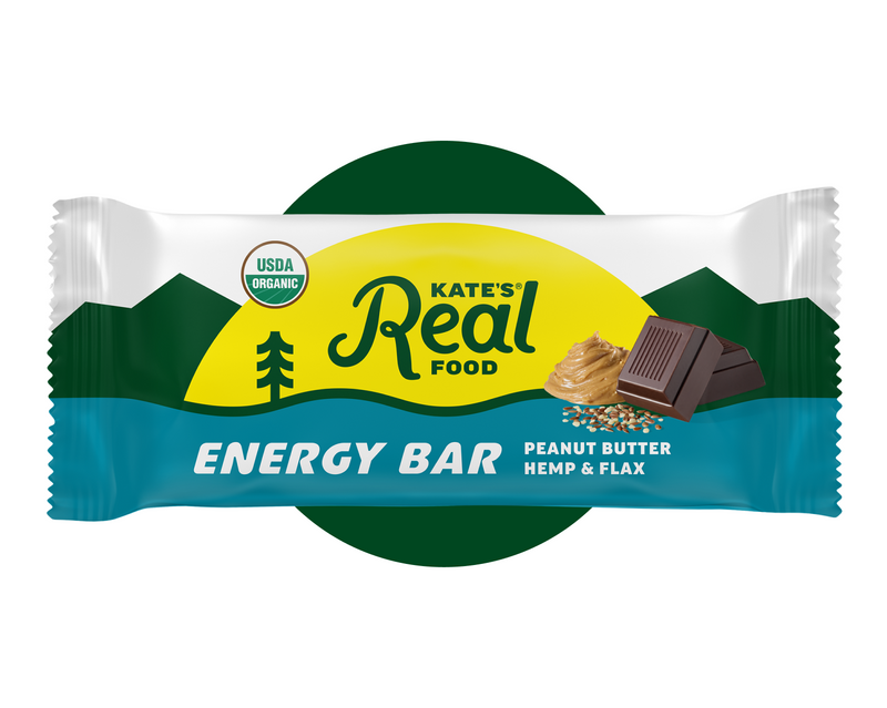 Kate's Real Food Peanut Butter Hemp & Flax Energy Bar