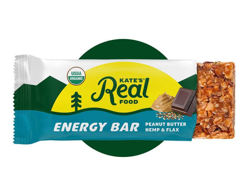 Kate's Real Food Peanut Butter Hemp & Flax Energy Bar