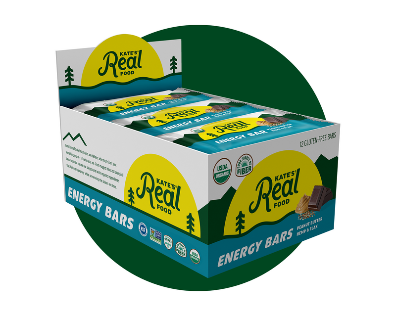 Kate's Real Food Peanut Butter Hemp & Flax Energy Bar