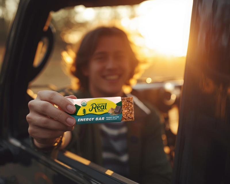 Kate's Real Food Peanut Butter Hemp & Flax Energy Bar