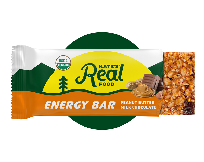 Kate's Real Food Peanut Butter Milk Chocolate Energy Bar