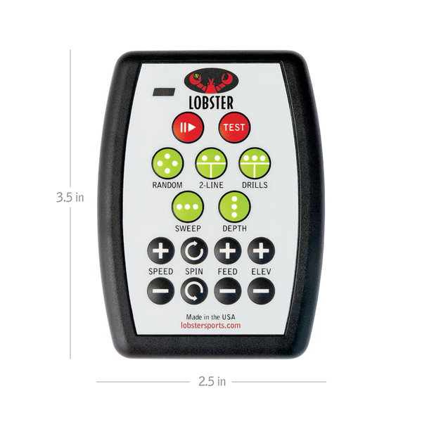 Lobster Sports Grand Tennis Ball Machine 20-Function Remote Control