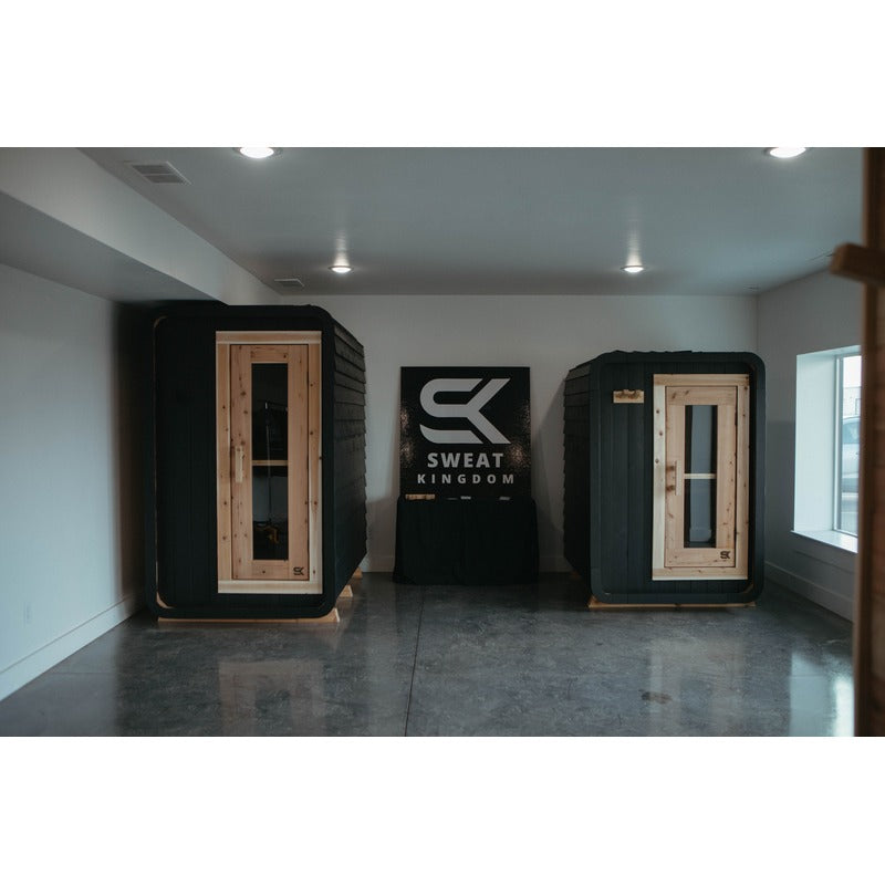 Sweat Kingdom Sweat Pod 2-4 Person Sauna Blackout Edition