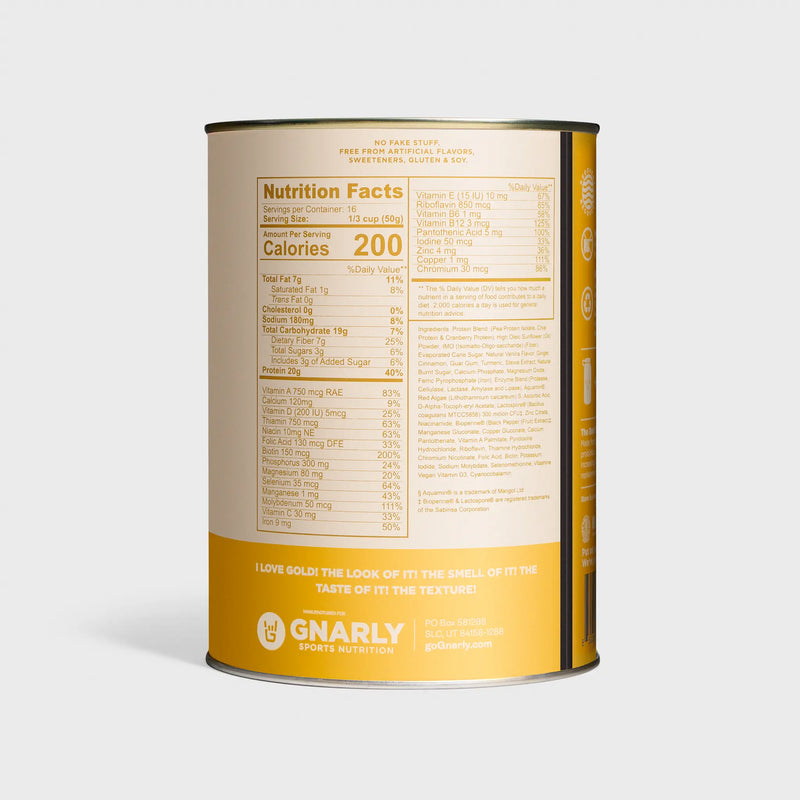 Gnarly Golden Milk Vegan Protein