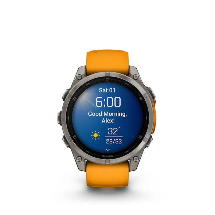 Garmin Fenix 47mm AMOLED Multisport GPS Smartwatch — Recovery