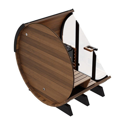 Finnmark FD-6 4-Person Thermo-Aspen Combination Outdoor Barrel Sauna