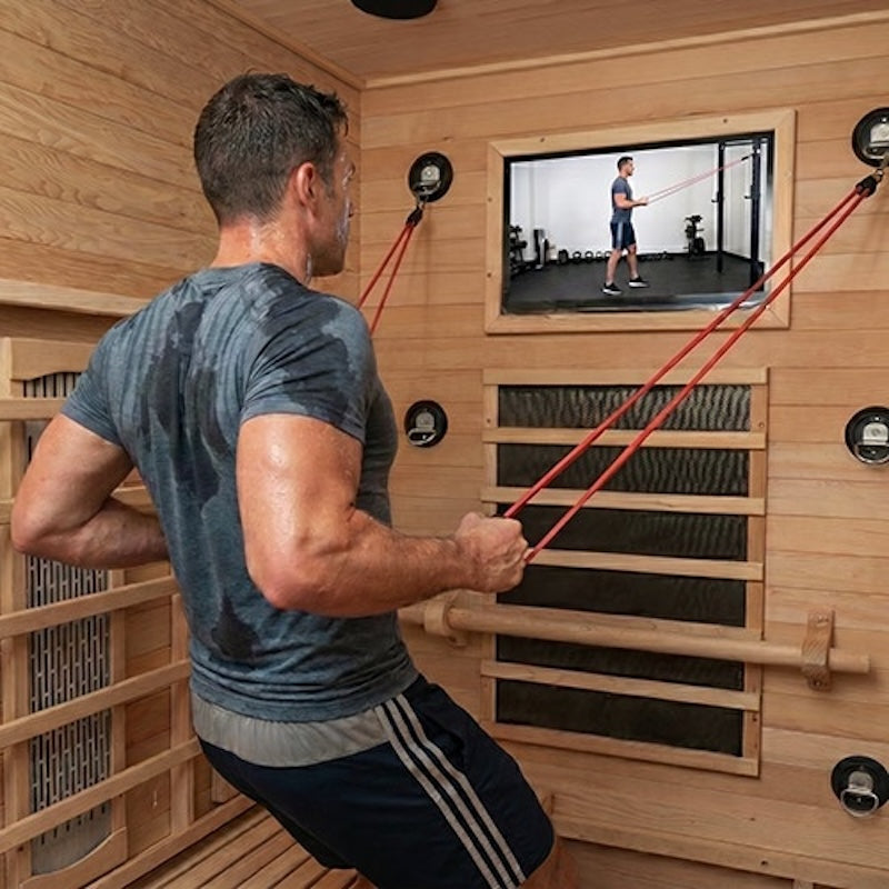 FITSAUNA 3-Person Exercise Infrared Sauna
