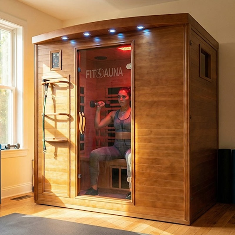 FITSAUNA 3-Person Exercise Infrared Sauna