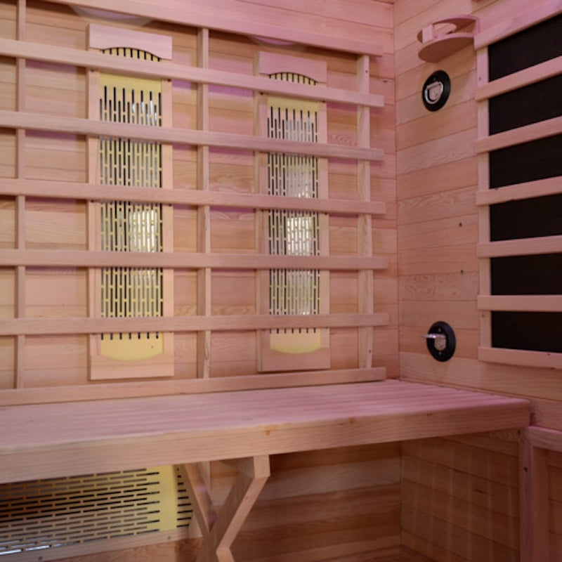 FITSAUNA XL 3-Person Exercise Infrared Sauna