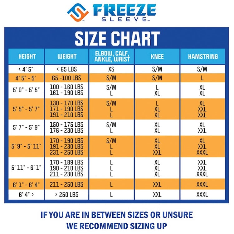 Freeze Sleeve Cryotherapy Pack