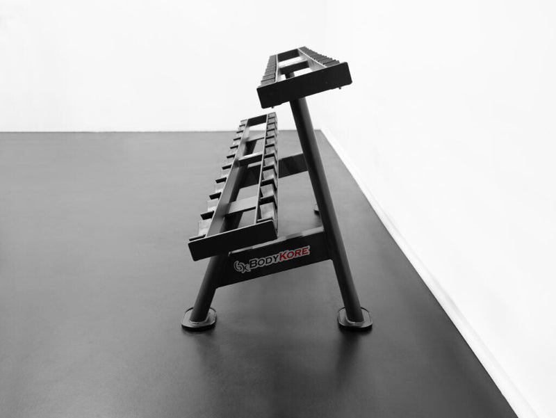 BodyKore G231 2 Tier Pro Dumbbell Rack