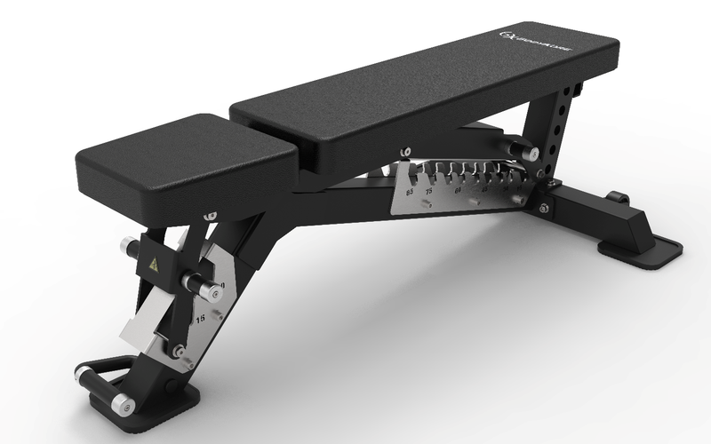 BodyKore G704 Commercial Adjustable Bench (3x3)