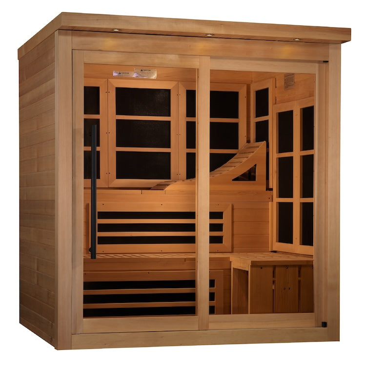 Golden Designs Limited Edition 6-Person Near Zero EMF Far Infrared Sauna (GDI-6996-02)