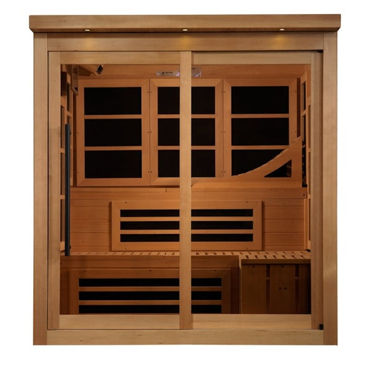Golden Designs Limited Edition 6-Person Near Zero EMF Far Infrared Sauna (GDI-6996-02)