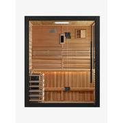 Golden Designs "Hanko Edition" 2 Person Indoor Traditional Sauna - Canadian Red Cedar Interior