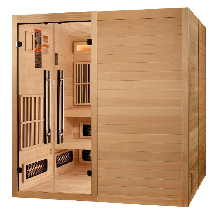 Golden Designs Toledo 6-Person Hybrid Sauna (Indoor) - Full