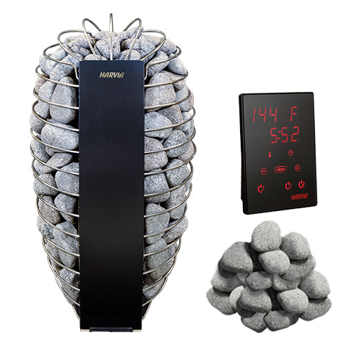 Harvia Spirit SP90E 9kW Sauna Heater Package