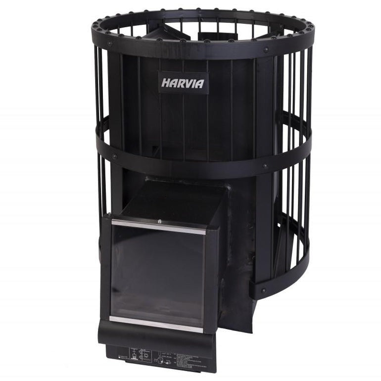 Harvia Legend 150 SL 16kW Wood Burning Sauna Stove w/ Fire Chamber Extension