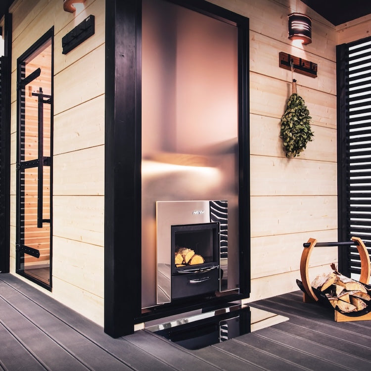 Harvia Legend 240 Duo Wood Burning Sauna Stove/Fireplace Combo