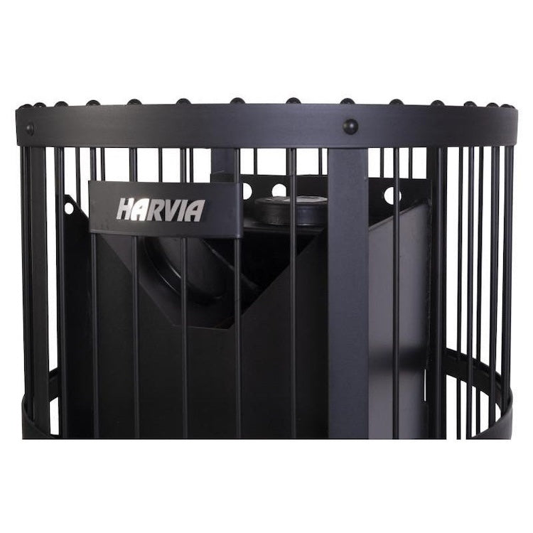 Harvia Legend 240 21kW Wood Burning Stove Package w/ Chimney Kit, Rock Cage, Protective Bedding, Sheath, Stones