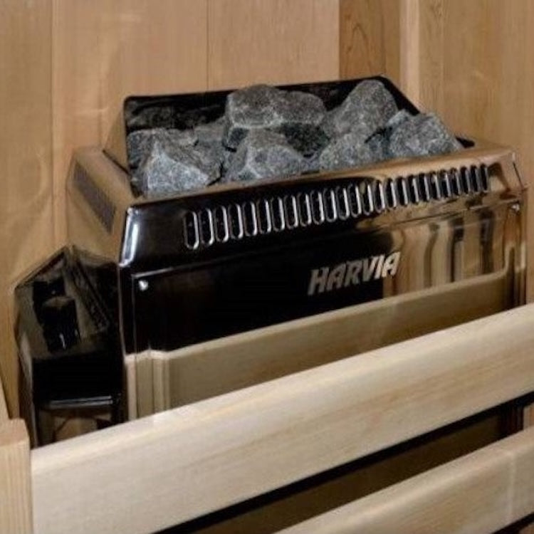 Harvia TopClass 4.5/6/8kW Electric Sauna Heater w/ Built-In Knob Controls