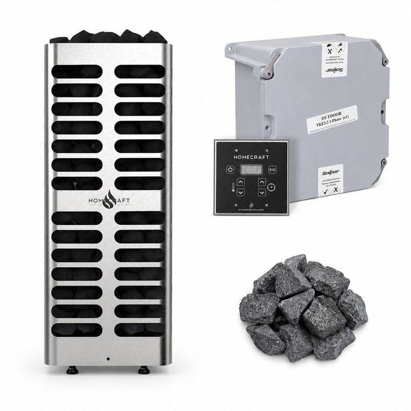 Homecraft Revive Electric 6/7.5/9kW 240V/208V Sauna Heater Package