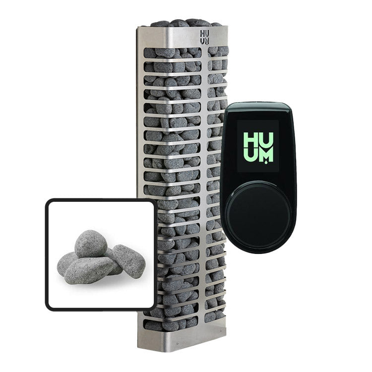 HUUM STEEL Mini 3.5kW Electric Sauna Heater Package