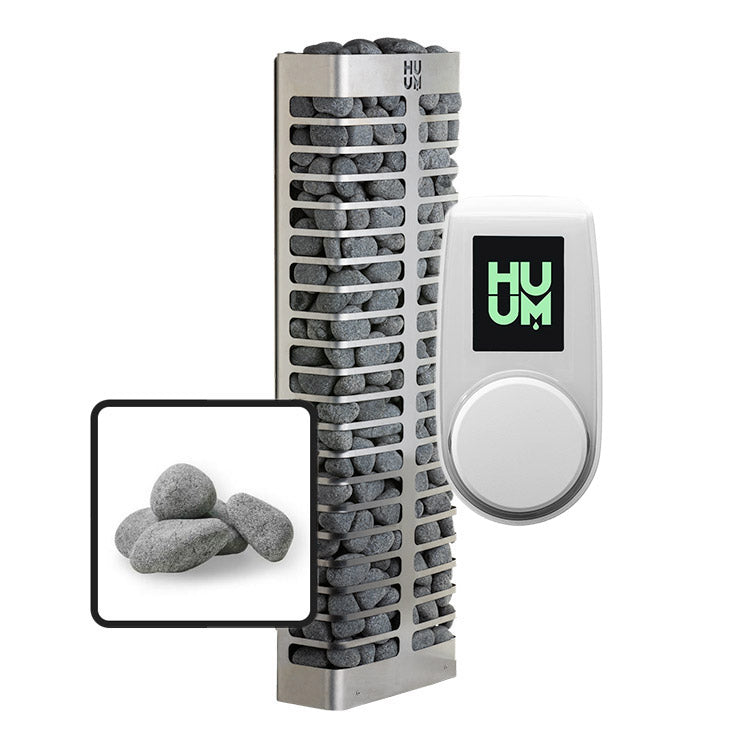 HUUM STEEL Mini 3.5kW Electric Sauna Heater Package