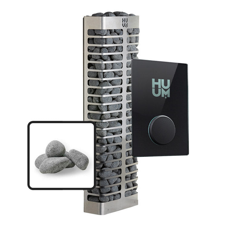 HUUM STEEL Mini 3.5kW Electric Sauna Heater Package