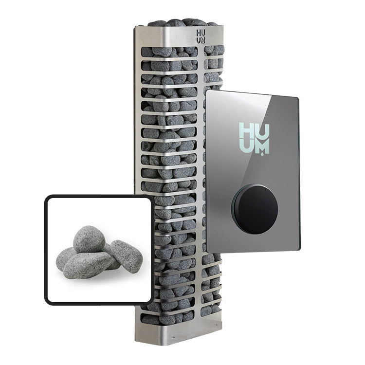 HUUM STEEL Mini 3.5kW Electric Sauna Heater Package