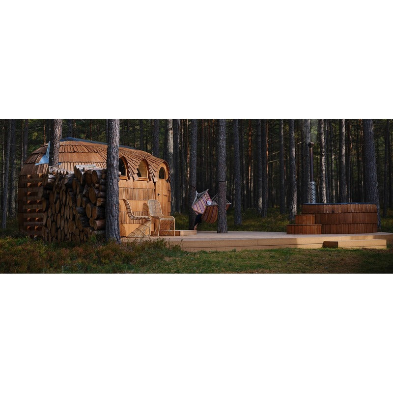 Iglucraft Wood-Burning Hot Tub