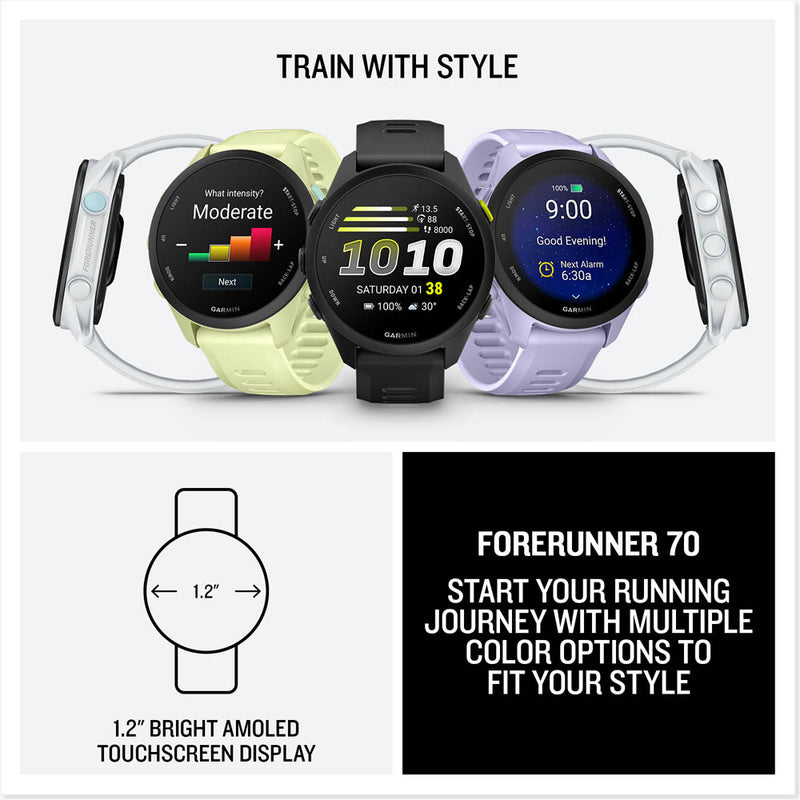 Garmin Forerunner 70 Entry-Level GPS Running Smartwatch