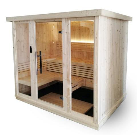 SaunaLife 4-6-Person X7 Traditional Indoor Sauna