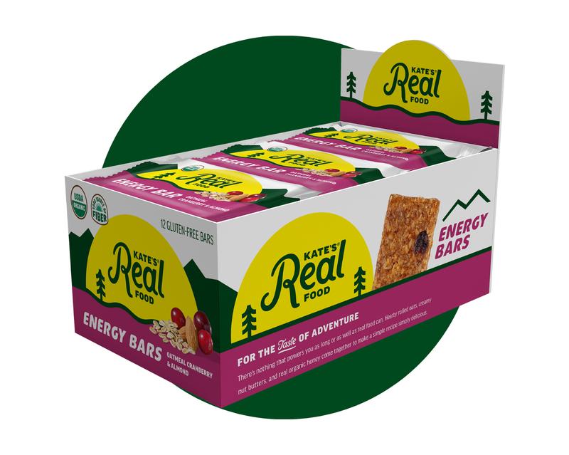Kate's Real Food Oatmeal Cranberry & Almond Energy Bar