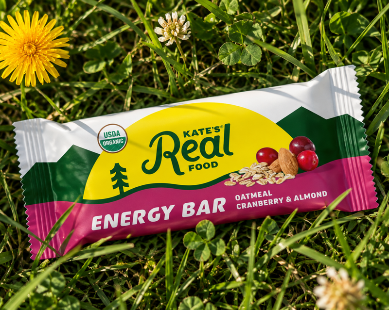 Kate's Real Food Oatmeal Cranberry & Almond Energy Bar