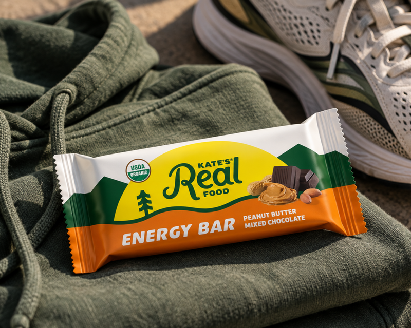 Kate's Real Food Peanut Butter Milk Chocolate Energy Bar