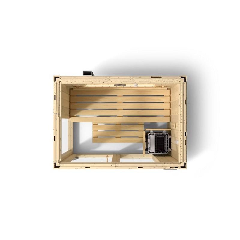 Kohler C1 Indoor Scandinavian Spruce Sauna Kit